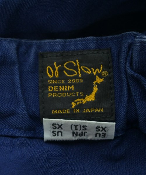 orSlow（オアスロウ）スラックス 紺 サイズ:S メンズ/2200690378030