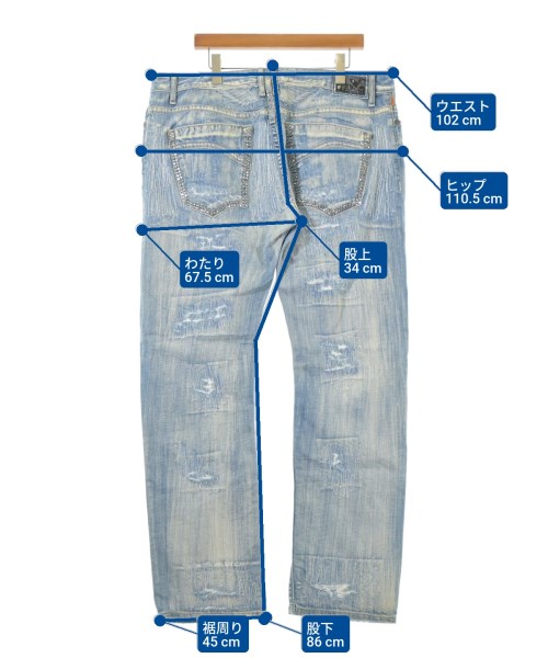 ROBIN'S JEANS（ロビンズジーンズ）デニムパンツ 紺 サイズ:-(XXL位) メンズ/2200656297054