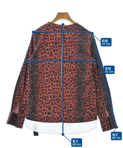 Rika（リカ）ブラウス 赤 サイズ:XS レディース/2200664246051