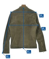 JUN HASHIMOTO（ジュンハシモト）ライダース 茶 サイズ:3(L位) メンズ/2200628609038