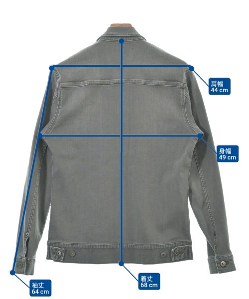 JUN HASHIMOTO（ジュンハシモト）デニムジャケット グレー サイズ:3(L位) メンズ/2200632544158