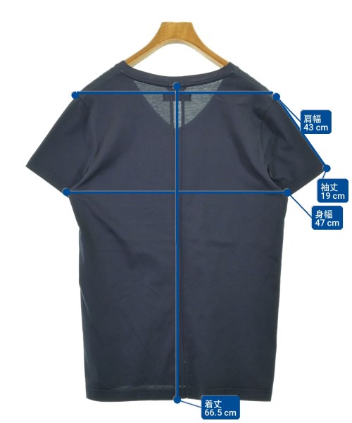 JUN HASHIMOTO（ジュンハシモト）Tシャツ・カットソー 紺 サイズ:4(XL位) メンズ/2200677541037