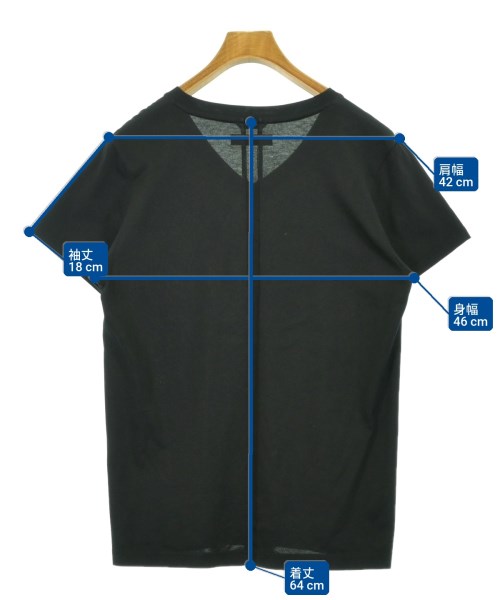 JUN HASHIMOTO（ジュンハシモト）Tシャツ・カットソー 黒 サイズ:4(XL位) メンズ/2200677541075