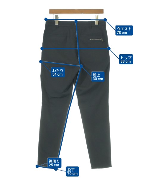 JUN HASHIMOTO（ジュンハシモト）スラックス 黒 サイズ:3(L位) メンズ/2200640843069