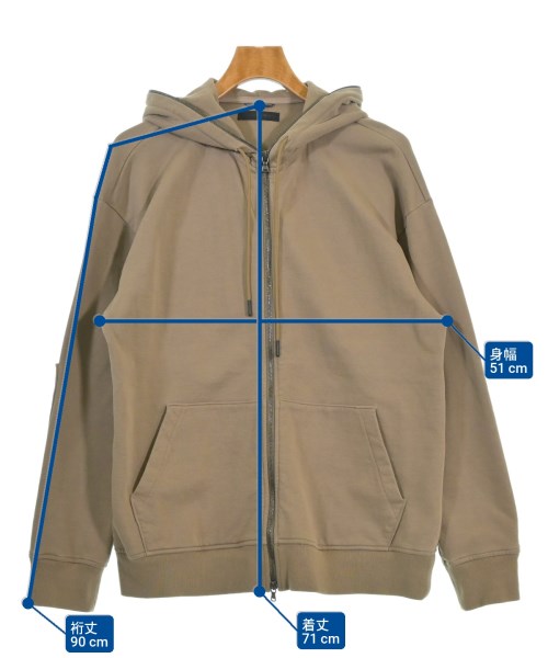 JUN HASHIMOTO（ジュンハシモト）パーカー 茶 サイズ:4(XL位) メンズ/2200667568013