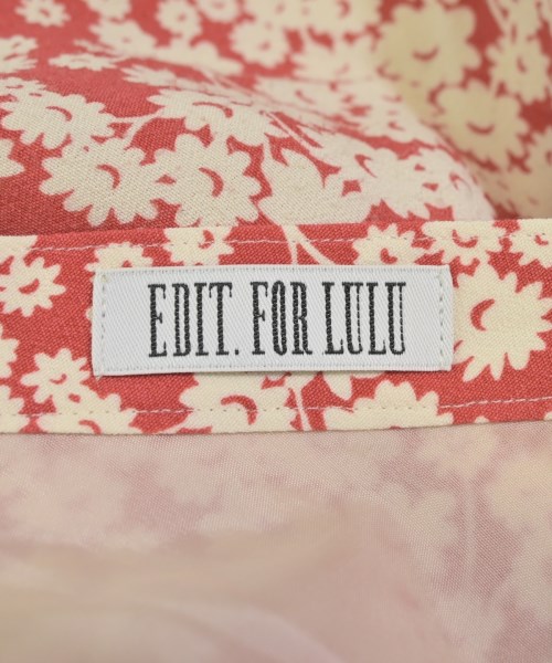 EDIT.FOR LULU（エディットフォールル）ロング・マキシ丈スカート 赤 サイズ:34(XS位) レディース/2200636782402