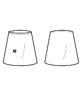 EDIT.FOR LULU（エディットフォールル）ロング・マキシ丈スカート 赤 サイズ:34(XS位) レディース/2200636782402