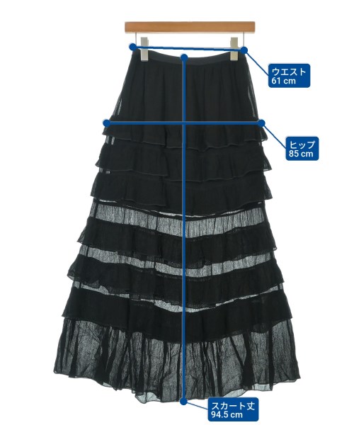 EDIT.FOR LULU（エディットフォールル）ロング・マキシ丈スカート 黒 サイズ:-(M位) レディース/2200644326032