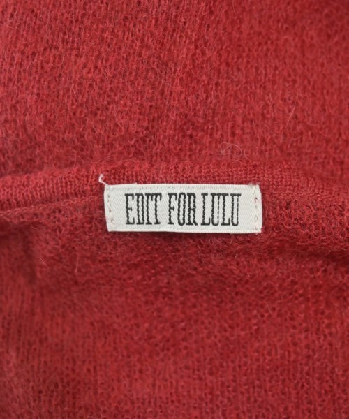 EDIT.FOR LULU（エディットフォールル）ワンピース 赤 サイズ:F レディース/2200625300273