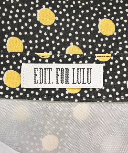 EDIT.FOR LULU（エディットフォールル）ロング・マキシ丈スカート 黒 サイズ:36(S位) レディース/2200607577051