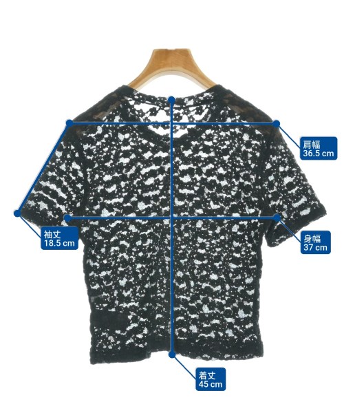 EDIT.FOR LULU（エディットフォールル）Tシャツ・カットソー 黒 サイズ:S レディース/2200671473037