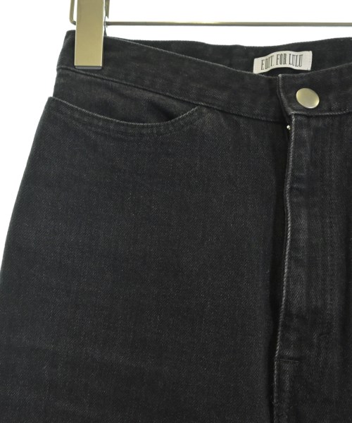 EDIT.FOR LULU（エディットフォールル）デニムパンツ 黒 サイズ:34(XS位) レディース/2200667843059