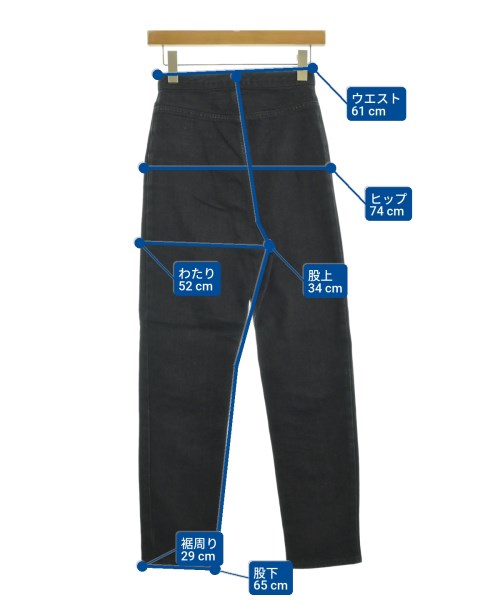 EDIT.FOR LULU（エディットフォールル）デニムパンツ 黒 サイズ:34(XS位) レディース/2200667843059