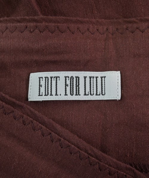 EDIT.FOR LULU（エディットフォールル）ロング・マキシ丈スカート 茶 サイズ:34(XS位) レディース/2200647166079