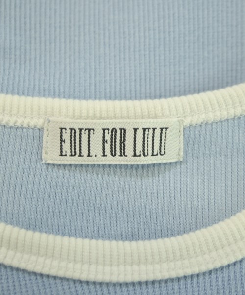 EDIT.FOR LULU（エディットフォールル）Tシャツ・カットソー 青 サイズ:-(S位) レディース/2200654463109