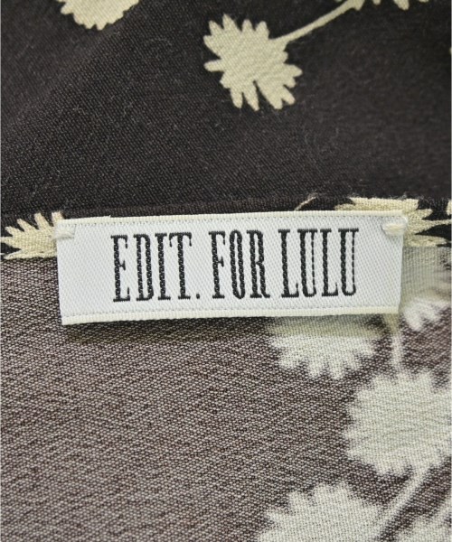EDIT.FOR LULU（エディットフォールル）ワンピース 茶 サイズ:-(M位) レディース/2200713567038