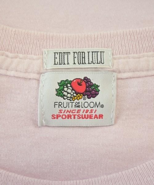 EDIT.FOR LULU（エディットフォールル）Tシャツ・カットソー ピンク サイズ:-(M位) レディース/2200646258089