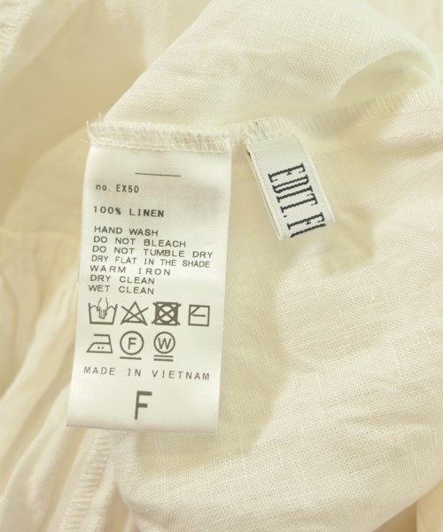 EDIT.FOR LULU（エディットフォールル）ワンピース 白 サイズ:F レディース/2200650537026