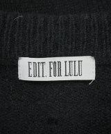 EDIT.FOR LULU（エディットフォールル）ニット・セーター 黒 サイズ:F レディース/2200700421084
