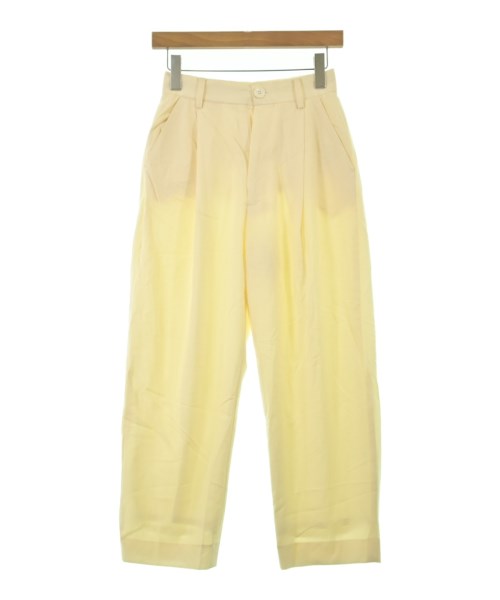 EDIT.FOR LULU(エディットフォールル)スラックス 黄 サイズ:36(S位)/2200665635076