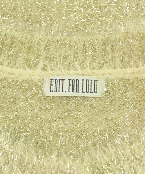 EDIT.FOR LULU（エディットフォールル）カーディガン ゴールド サイズ:-(L位) レディース/2200723021018