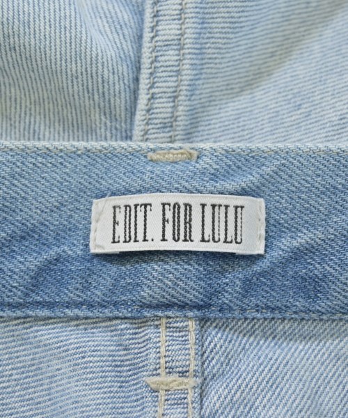 EDIT.FOR LULU（エディットフォールル）デニムパンツ 青 サイズ:36(S位) レディース/2200719694028