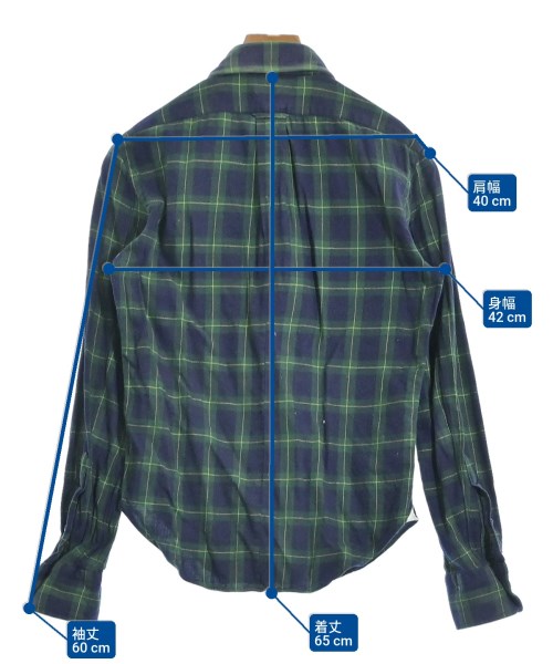 marka（マーカ）カジュアルシャツ 紺 サイズ:1(S位) メンズ/2200631049036