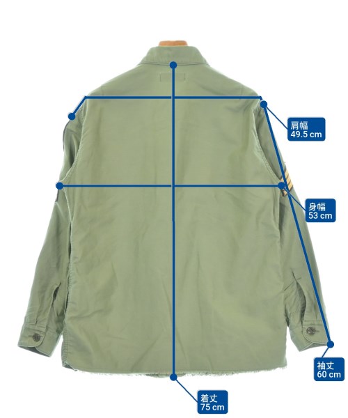 marka（マーカ）カジュアルシャツ カーキ サイズ:1(S位) メンズ