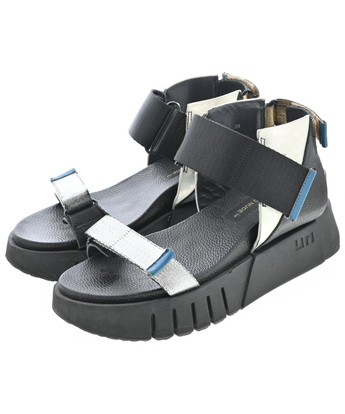 UNITED NUDE（ユナイテッドヌード）サンダル 黒 サイズ:EU39(25.5cm位