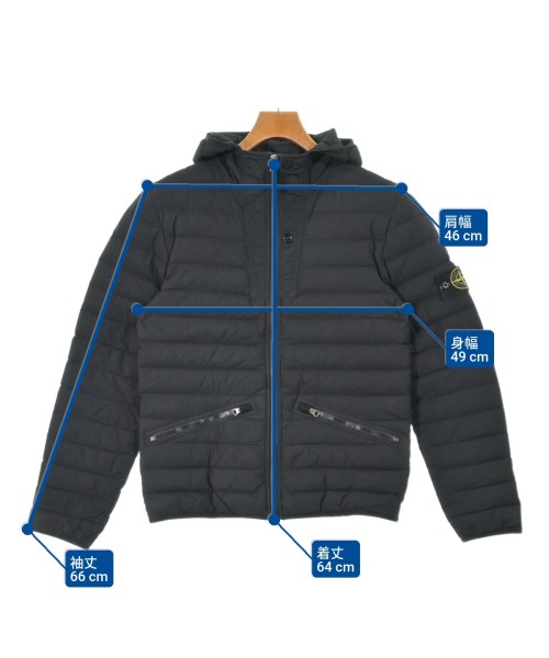 STONE ISLAND（ストーンアイランド）ダウンジャケット/ダウンベスト 黒 サイズ:S メンズ/2200509520018