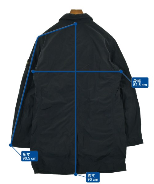 STONE ISLAND（ストーンアイランド）ステンカラーコート 紺 サイズ:L メンズ/2200623269015