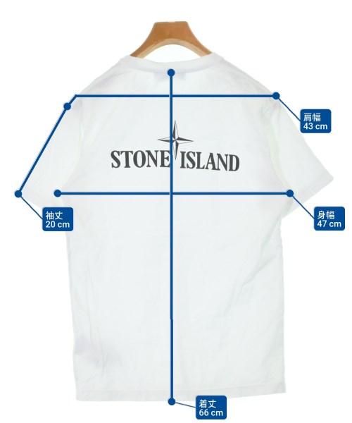 STONE ISLAND（ストーンアイランド）Tシャツ・カットソー 白 サイズ:S メンズ/2200641446078
