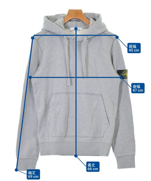 STONE ISLAND（ストーンアイランド）パーカー グレー サイズ:S メンズ/2200641446092