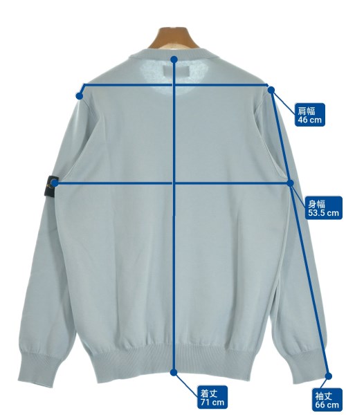 STONE ISLAND（ストーンアイランド）ニット・セーター 青 サイズ:XL メンズ/2200625733040