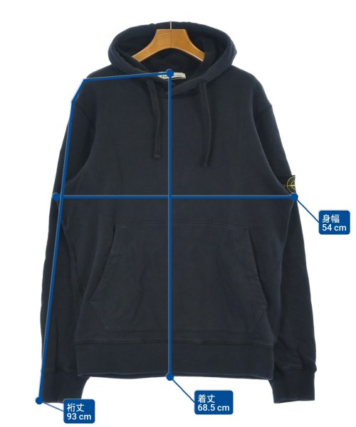 STONE ISLAND（ストーンアイランド）パーカー 黒 サイズ:L メンズ/2200621667042