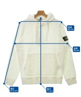 STONE ISLAND（ストーンアイランド）パーカー 白 サイズ:L メンズ/2200623082140