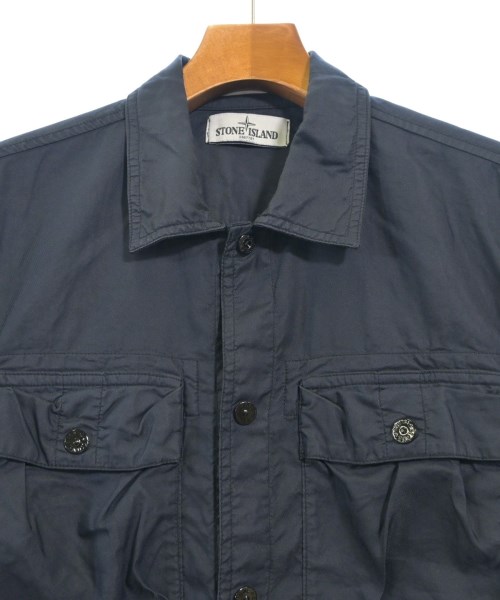 STONE ISLAND（ストーンアイランド）カジュアルシャツ 紺 サイズ:M メンズ/2200614896015