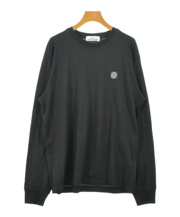 【特別値下げ】STONE  ブラック 長袖カットソー Lサイズ STONE ISLAND（ストーンアイランド）Tシャツ・カットソー 黒