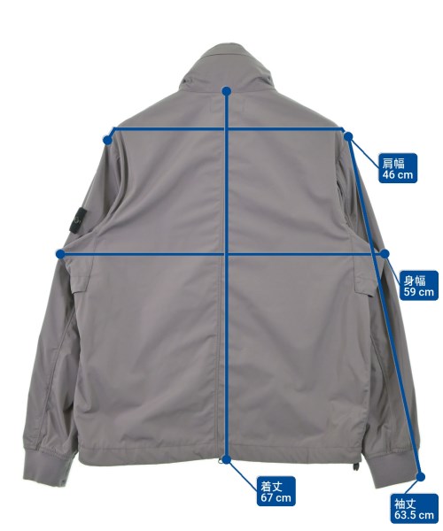 STONE ISLAND（ストーンアイランド）ブルゾン グレー サイズ:M メンズ/2200617875086