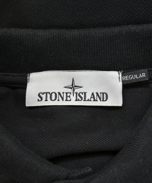 STONE ISLAND（ストーンアイランド）ポロシャツ 黒 サイズ:M メンズ/2200616858073