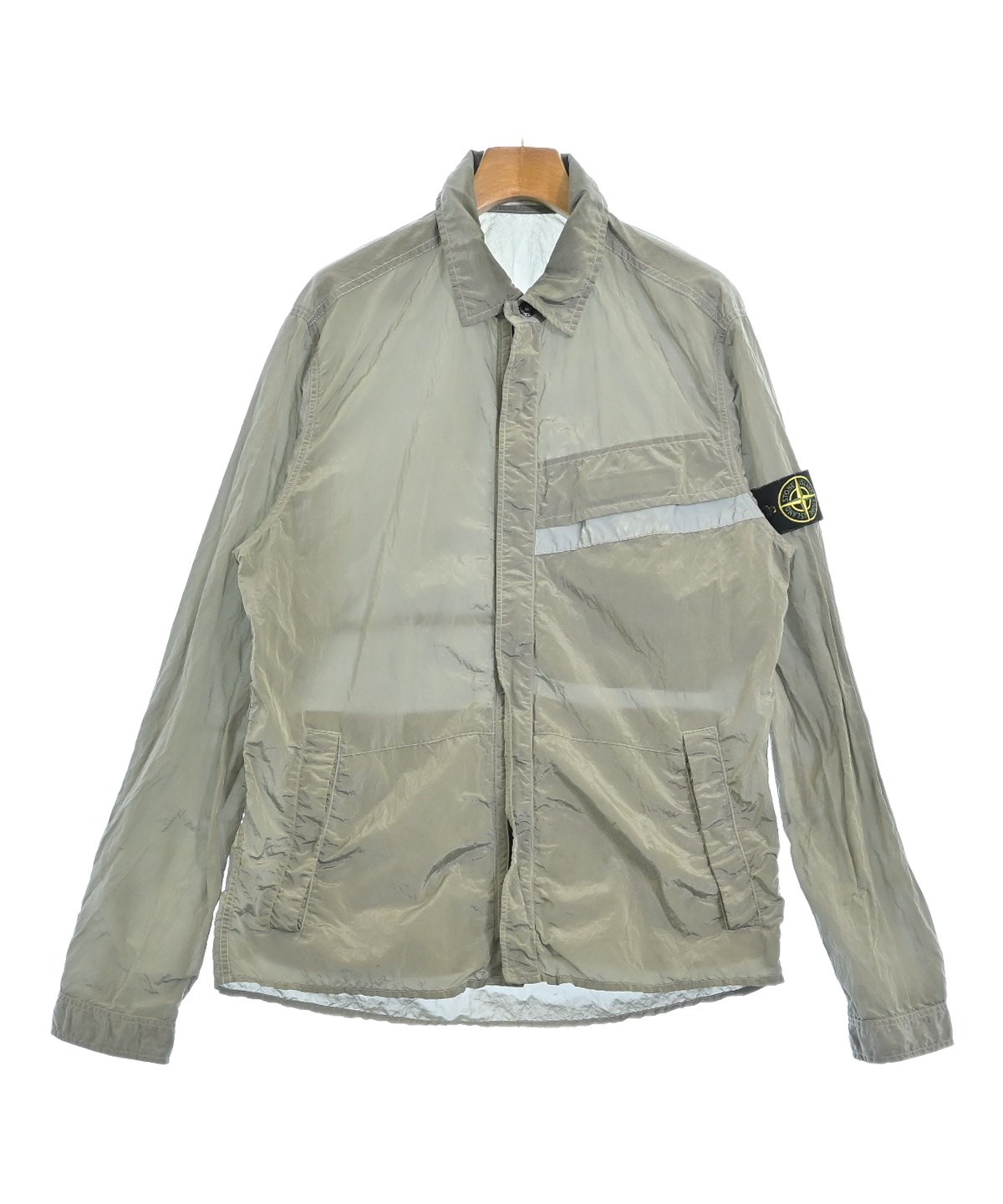 ストーンアイランド　春ブルゾン　Mサイズ STONE ISLAND（ストーンアイランド）ブルゾン カーキ サイズ:M