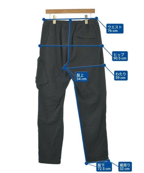 STONE ISLAND（ストーンアイランド）カーゴパンツ 黒 サイズ:31(M位) メンズ/2200673101082