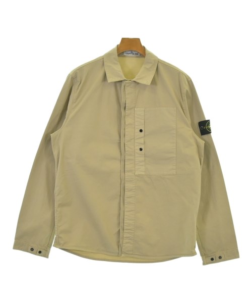 STONE ISLAND(ストーンアイランド)カジュアルシャツ ベージュ サイズ:L/2200673474100