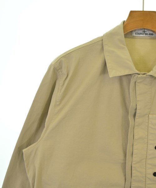 STONE ISLAND（ストーンアイランド）カジュアルシャツ ベージュ サイズ:L メンズ/2200673474100
