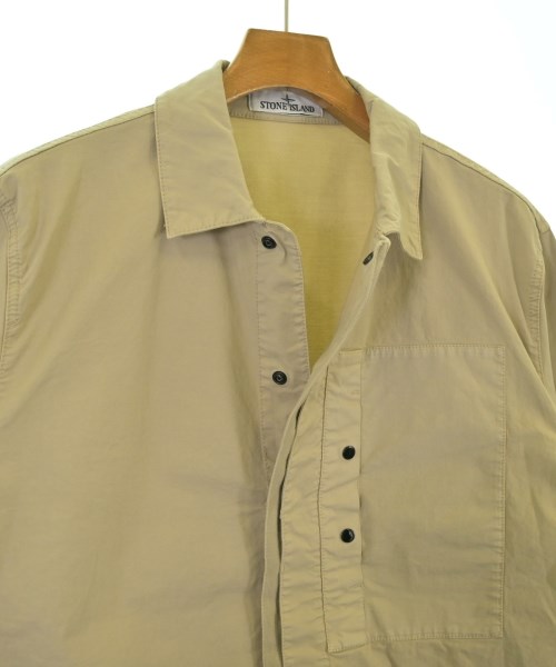 STONE ISLAND（ストーンアイランド）カジュアルシャツ ベージュ サイズ:L メンズ/2200673474100