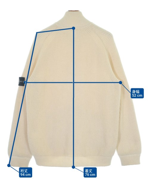 STONE ISLAND（ストーンアイランド）カーディガン 白 サイズ:L メンズ/2200680583024