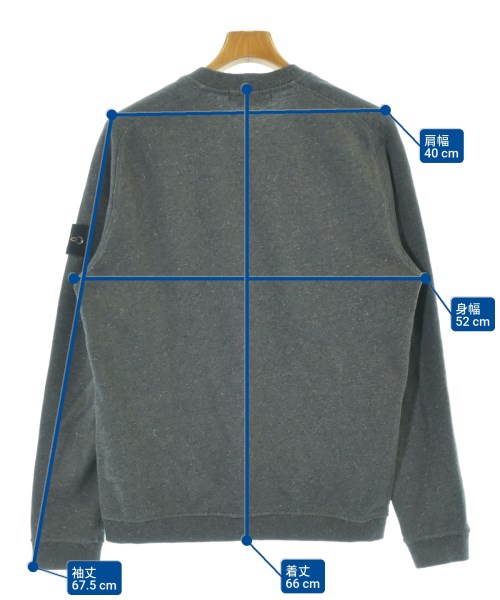 STONE ISLAND（ストーンアイランド）スウェット グレー サイズ:M メンズ/2200673625106