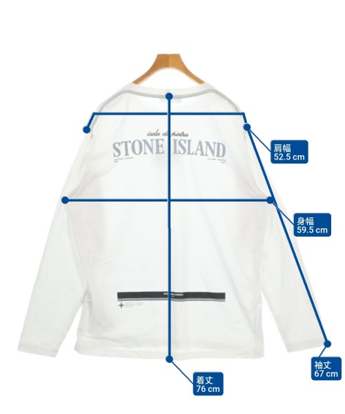 STONE ISLAND（ストーンアイランド）Tシャツ・カットソー 白 サイズ:XXL メンズ/2200680760043