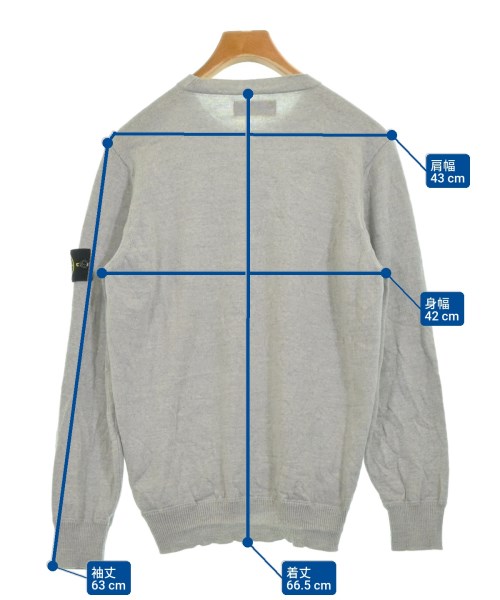STONE ISLAND（ストーンアイランド）ニット・セーター グレー サイズ:XL メンズ/2200680963086
