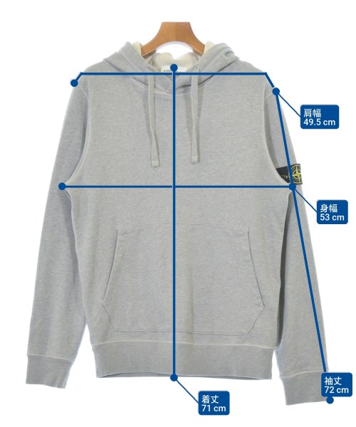 STONE ISLAND（ストーンアイランド）パーカー グレー サイズ:L メンズ/2200690722017